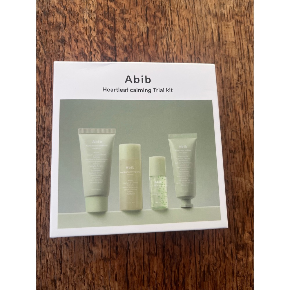 Abib Heartleaf Calming Trial Kit travel skincare New in Box K-Beauty Korean NIB